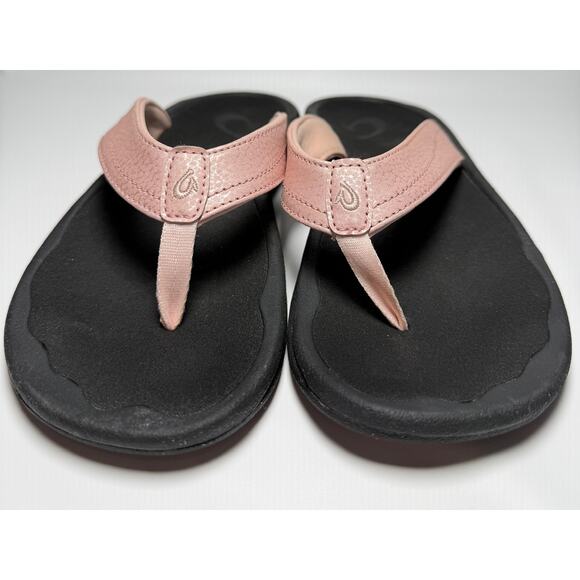 Olukai Ohana Womens Sandals Size 6 Blush Powder Pink Thong | Pre-Owned - Picture 7 of 8